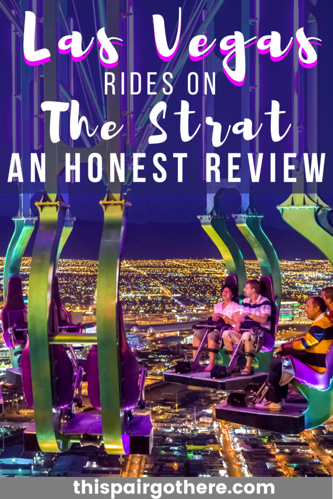 The Strat is the home of adrenaline-inducing rides in Las Vegas. There are 4 blood pumping rides to choose from, visiting The Strat is a no-brainer for anyone looking to get their pulse racing. So, are the rides any good? This honest analysis and review gives you the inside scoop of what rides are worth the price, and what ones fall slightly flat! | Las Vegas | Thrill Seeker | Las Vegas Vacation | Things to do in Las Vegas | Las Vegas Strip |
