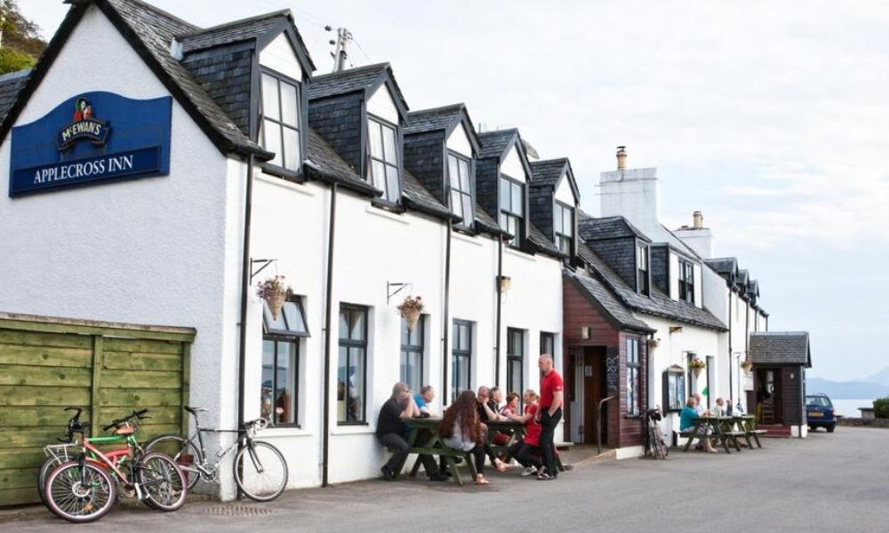Applecross inn. An award wining restaurant on the west coast of Scotland