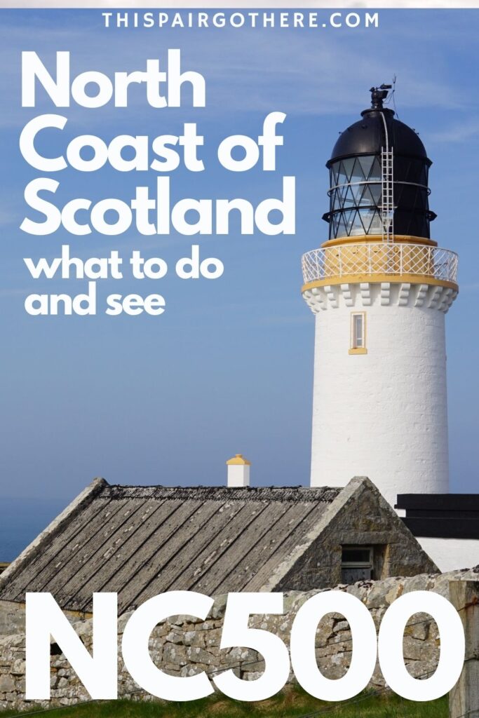 With so much to do and see on the NC500, meticulously planning your itinerary is key. This post geographically lists the top things to do and see on the North Coast leg of the NC500. From ziplining to swimming in the sea, this adrenaline-packed coastline is perfectly balanced with stunning scenery. There is something for everyone. North Coast 500 | NC500 | NC500 must-see | NC500 Scotland | Road Trip | Scottish Road Trip | NC500 Scotland map