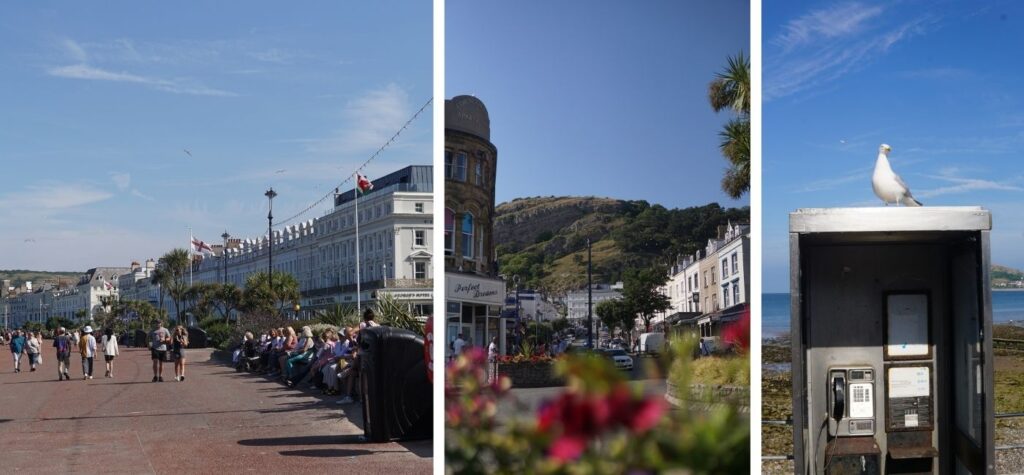 The small coastal town of Llandudno in North Wales. This is a mere 10 minute train ride from the overnight park up spot just outside Llandudno that is described in this post