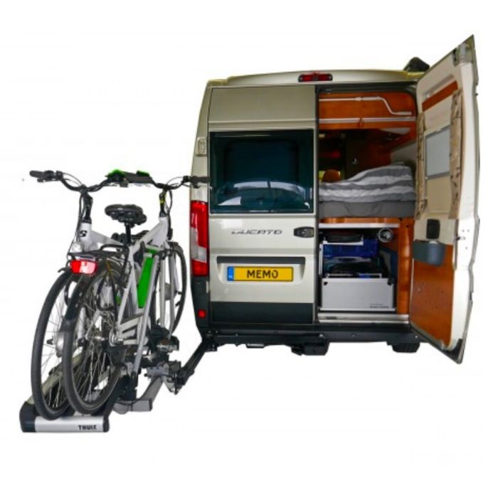 campervan bike rack - swing-away tow-bar