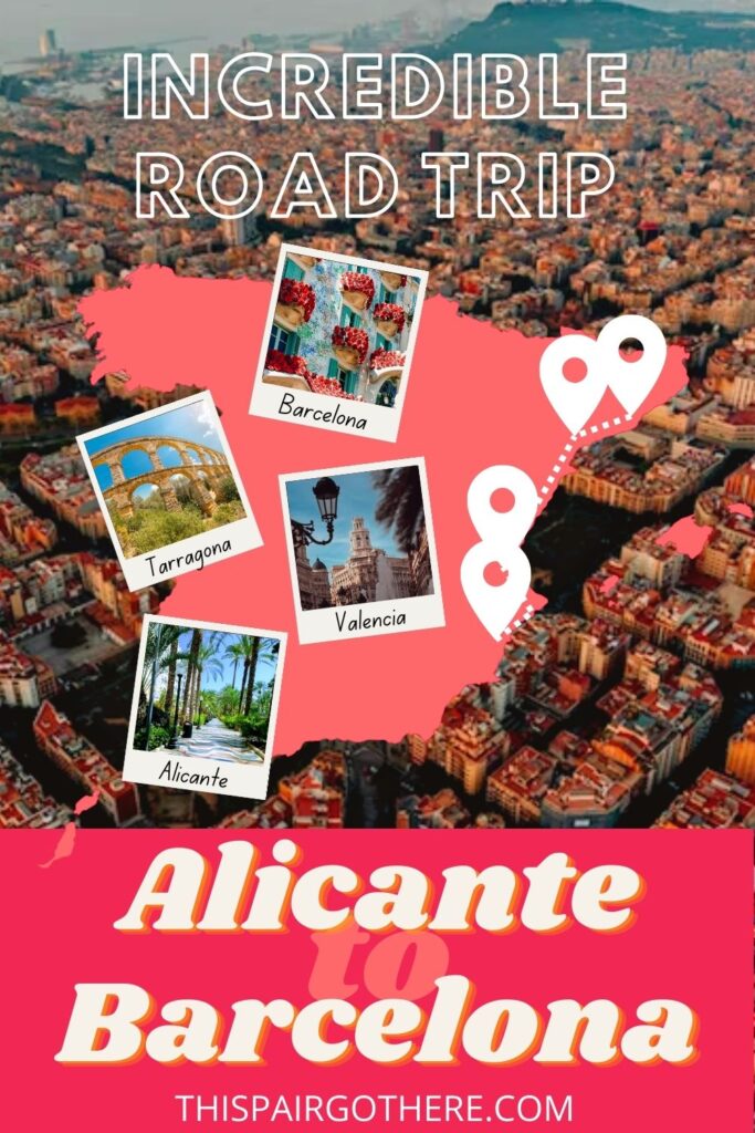 Plan your dream road trip in Spain with this epic road trip itinerary from Alicante to Barcelona. We'll show you how to spend a perfect week in the Catalan and Valencian regions. The span ih coastline is a real dream and is the perfect place for a road trip #Europe | Spain road trip | Spain travel | Where to go in Spain | Things to do in Spain | Driving around Spain | Barcelona Road Trip | East of Spain Road trip