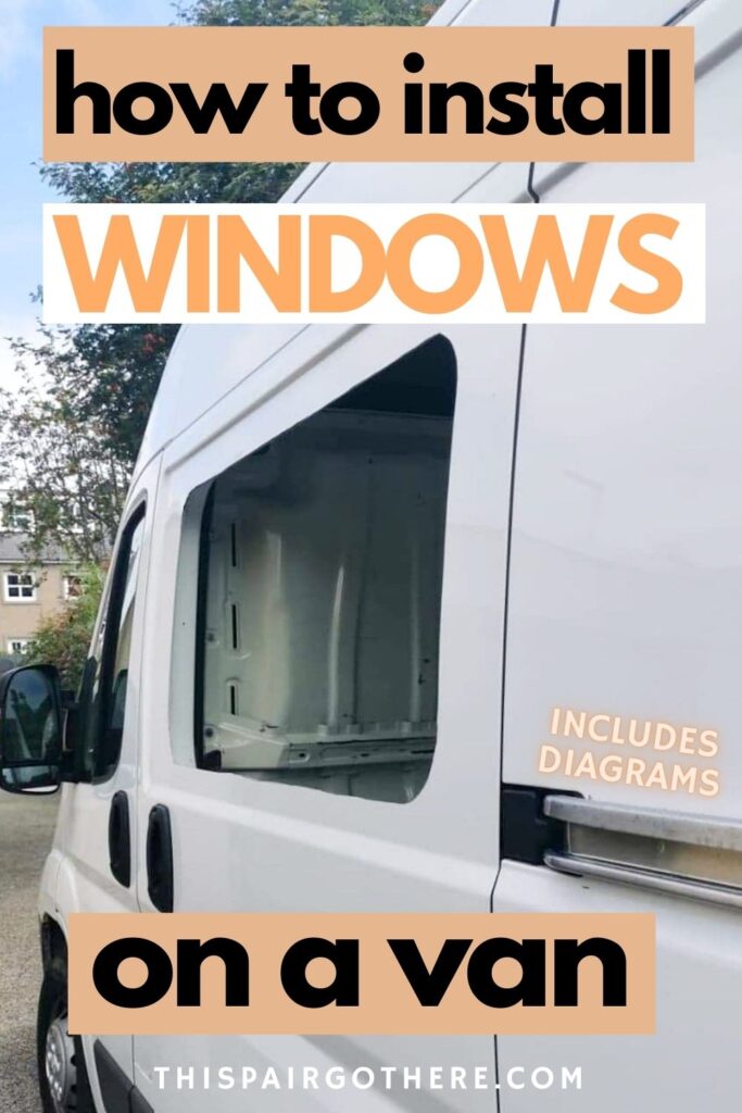 When converting a van, installing a window is one of the most daunting tasks, however, it is surprisingly easy. This step-by-step guide walks you through the process with handy diagrams. Make sure you pick a sunny day to fit a window on a van, as you don't want to be caught off guard with a big hole in your van! | van conversion | van build | van windows |