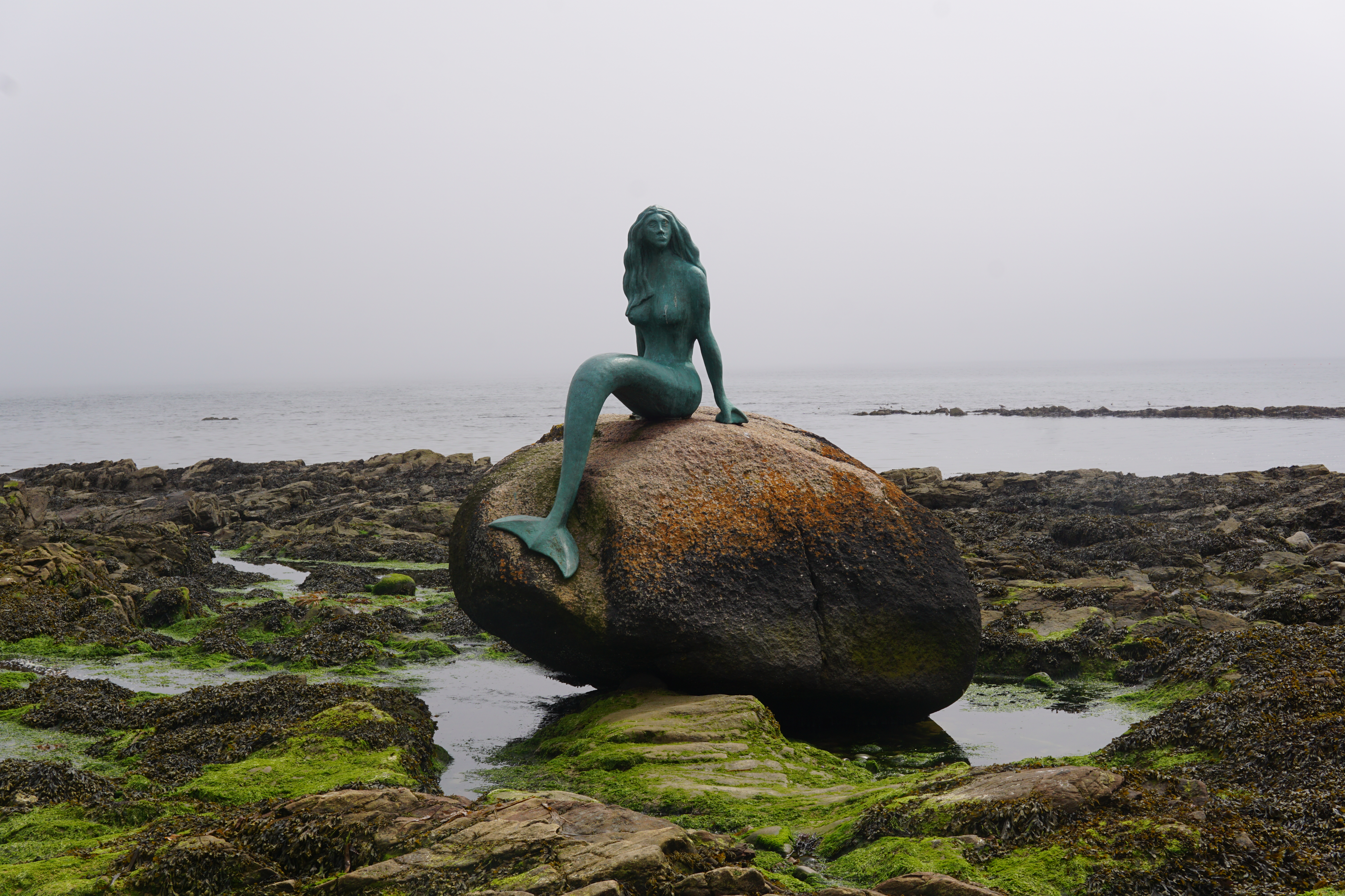 An image of the Mermaid of the North in Balintore