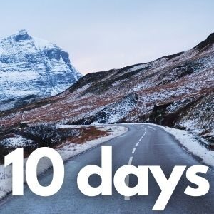 10 day itinerary for the NC500 route in Scotland