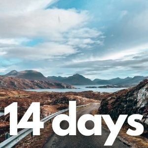14 day itinerary for the NC500 route in Scotland