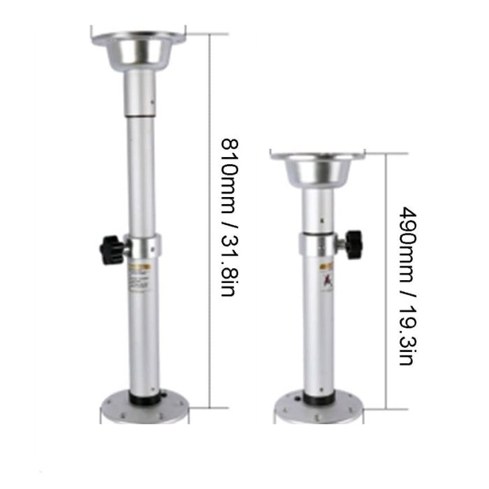 height adjustable single table leg