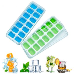 silicone ice cube tray with lid
