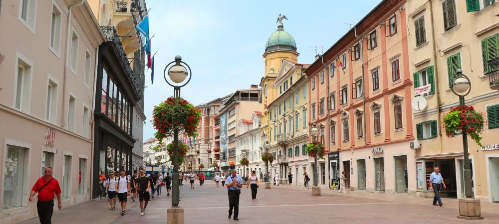 Korza - main street in Rijeka