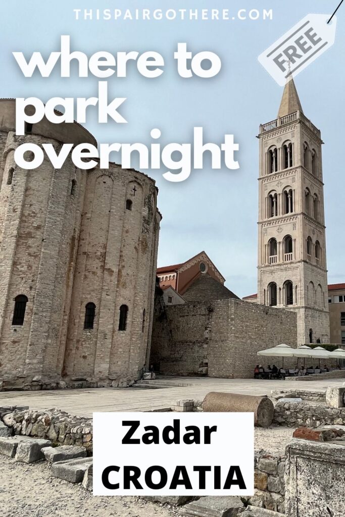 A complete review of facilities, views, signal, and more in Zadar,a history city on the Adriatic coastline, Croatia. Discover three of the best wild camping spots in and around Zadar - including a disused runway! | Vanlife | Paces to park overnight in Croatia | Park for night | Wild camping | where to park in Croatia | Prevlaka | Wild camping in Croatia |