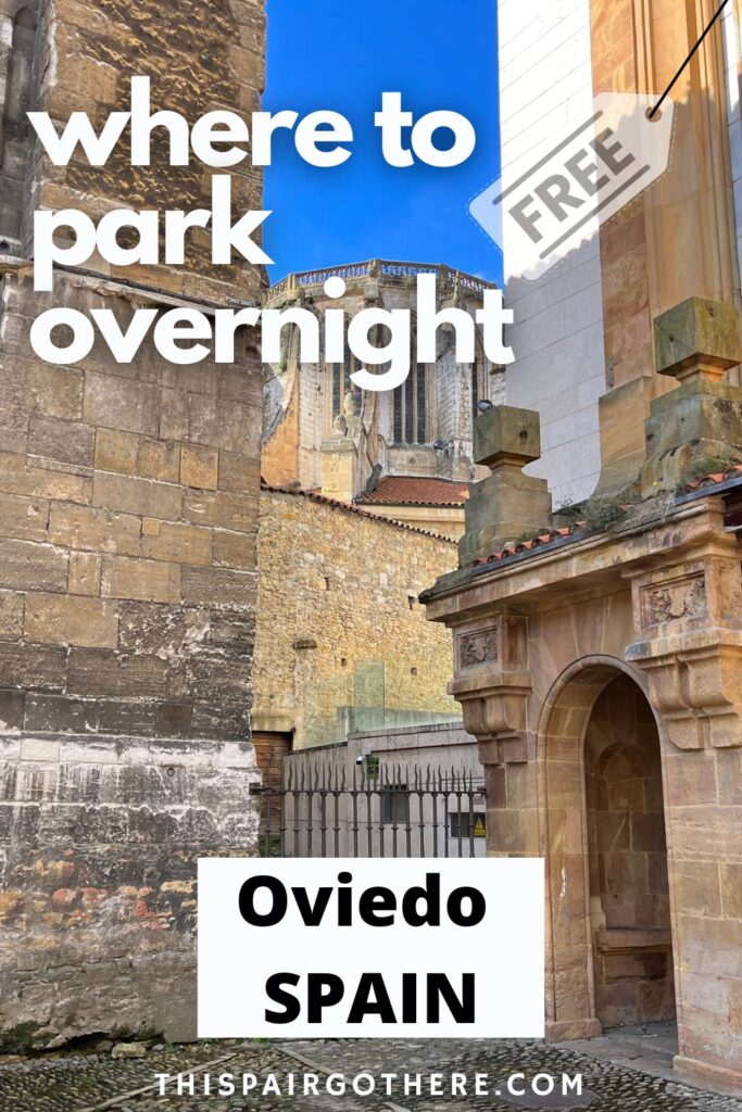 A complete review of facilities, views, signal, and more at a wild camping spot in Oviedo, northern Spain. We discuss a wild camping spot within walking distance to the city. Discover what makes these the perfect park ups! | Vanlife | Paces to park overnight in Spain | Park for night | Wild camping | where to park in Spain | Oviedo | Asturias | Wild camping in Spain | where to park overnight in Oviedo
