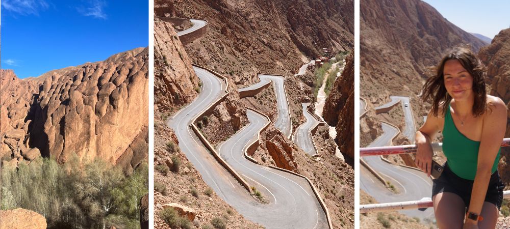 Dades Gorge - winding road is a must see landmark in Morocco
